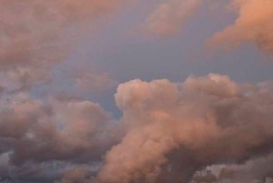 A pastel sky
